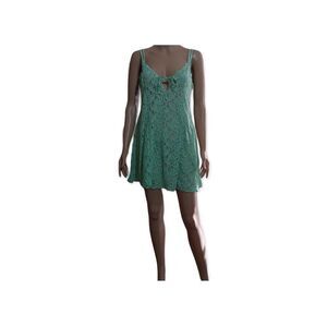 Vintage Mint Green Lace Delicates Nightie/Babydoll Size: L